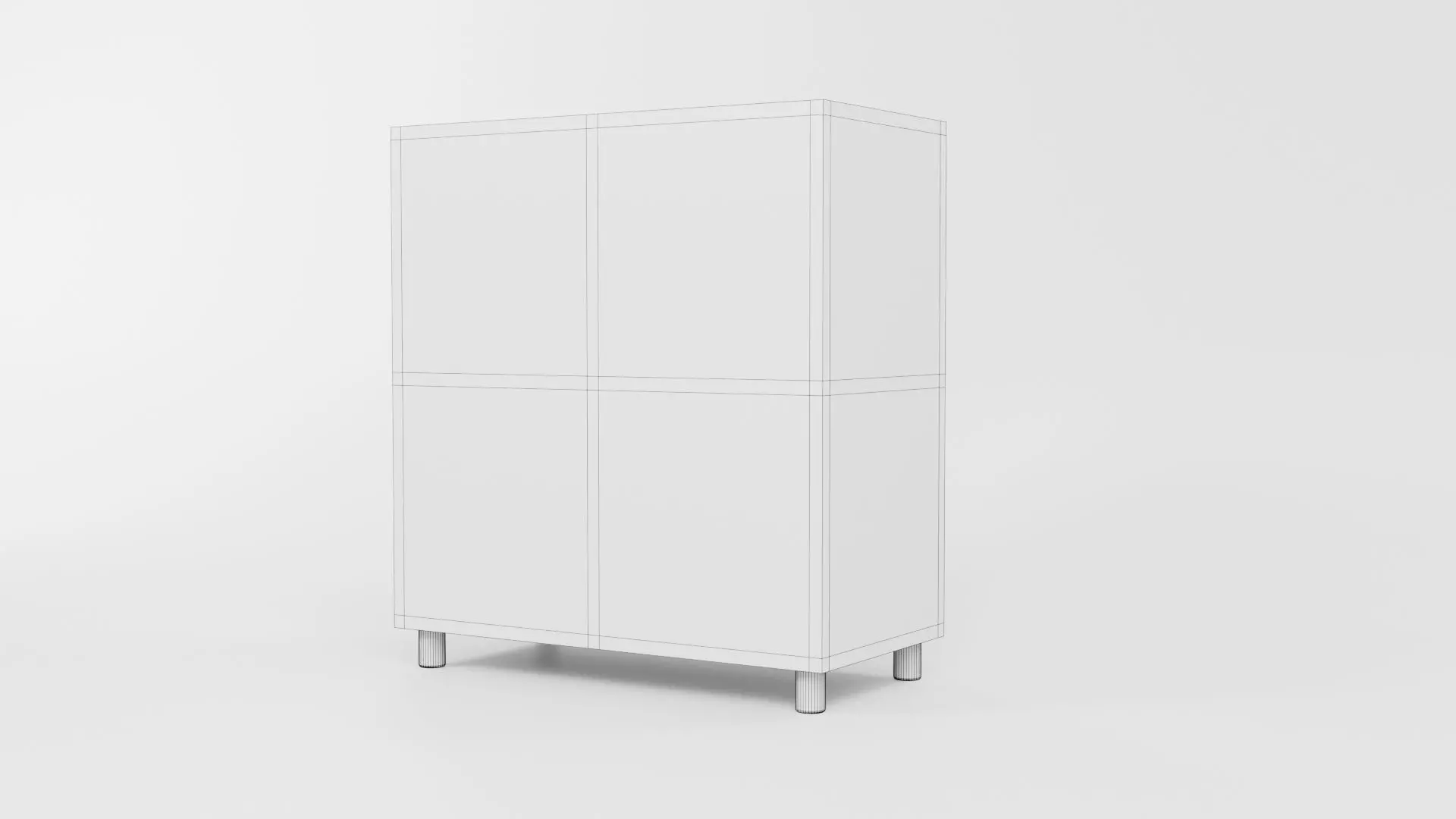 Bookcase CG31 3D model_6