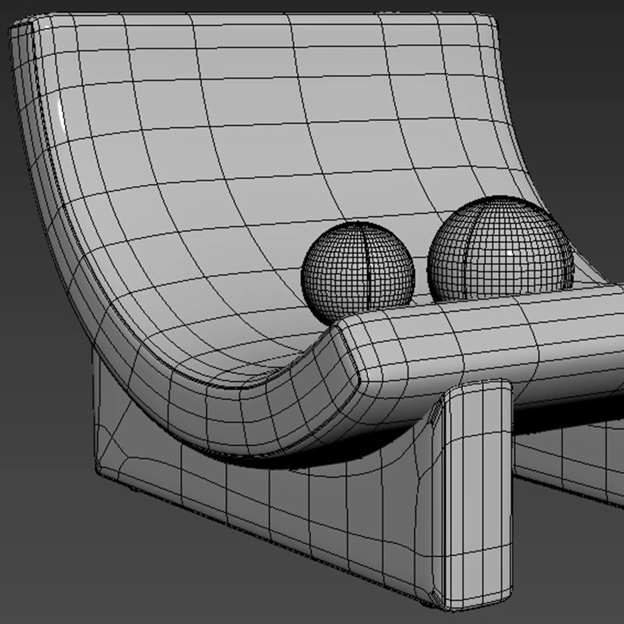 Trench 85 sofa By Acerbis 3D model_3