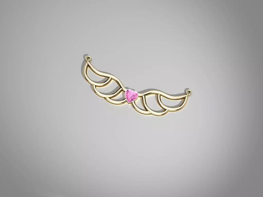 Angle Pendant 3D print model_1