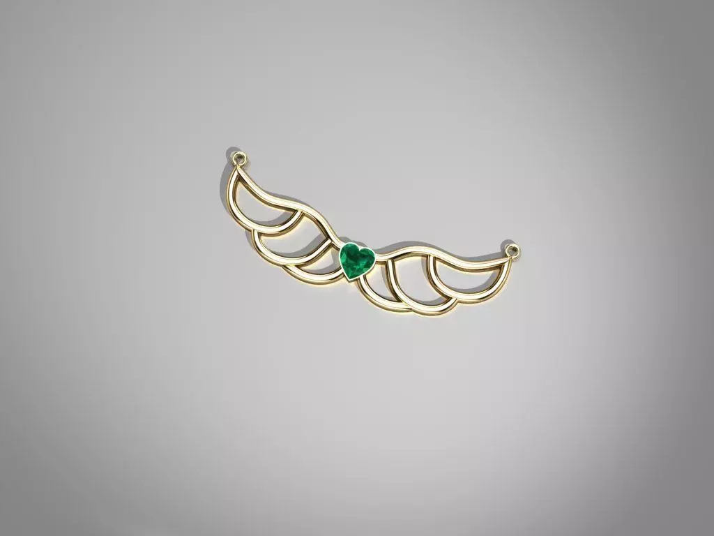 Angle Pendant 3D print model_0