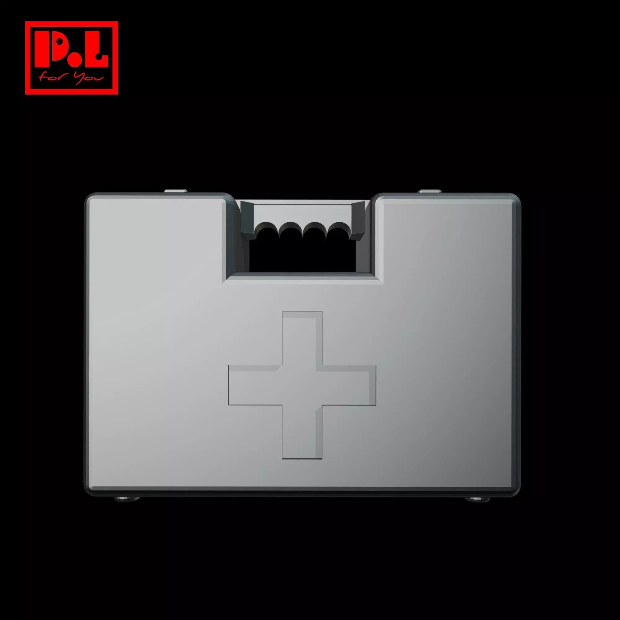 Car first aid kit 3D print model_1