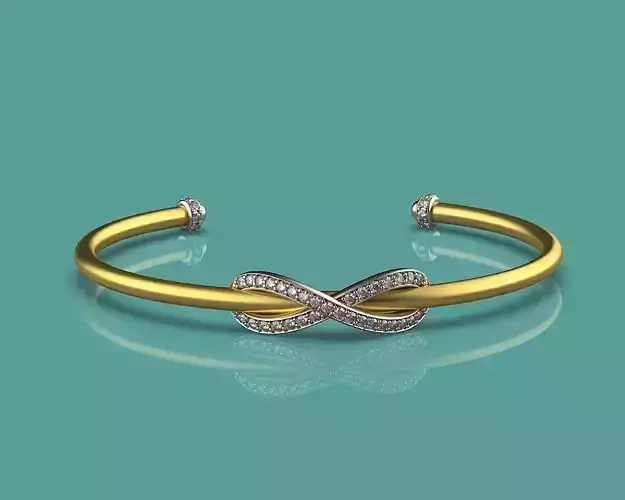 Diamond Infinity Bracelet