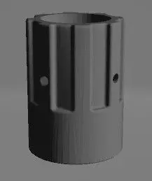 Barrel Nut MK12 MOD0 3D print model_0
