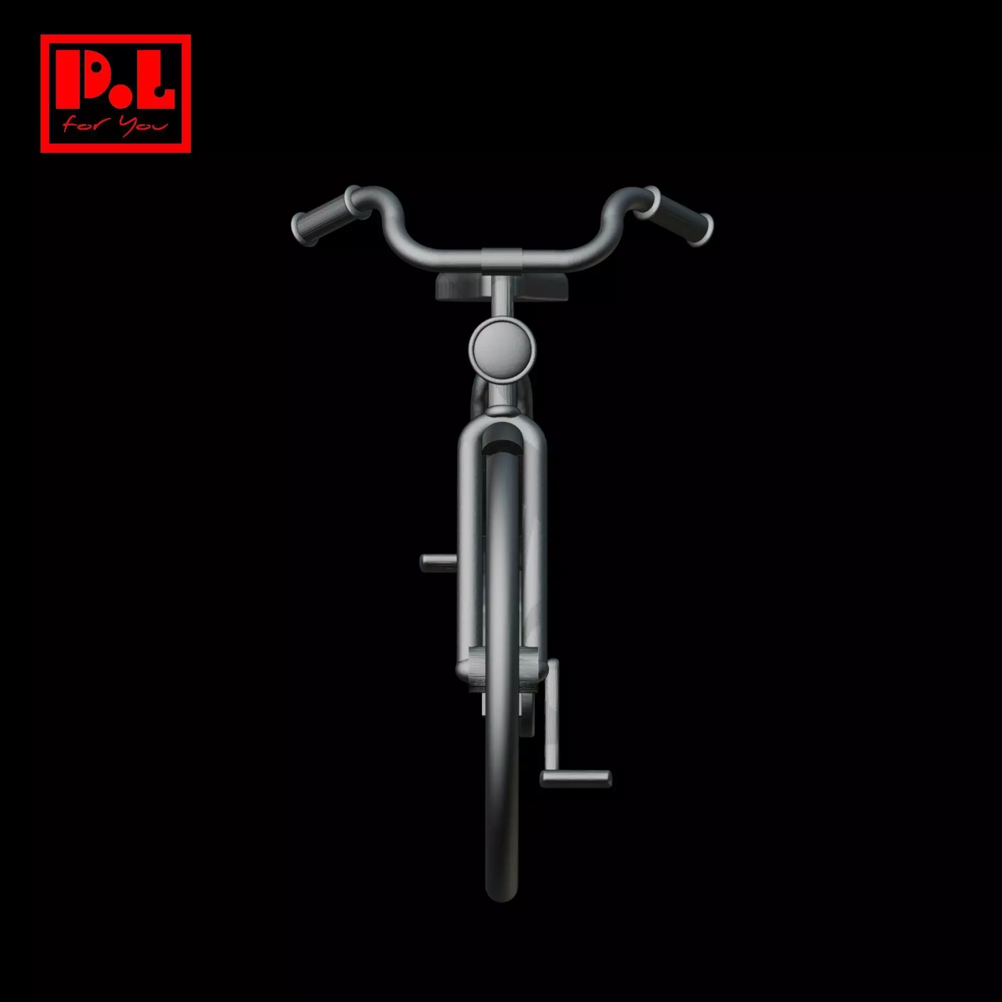 Mens bicycle 3D print model_2