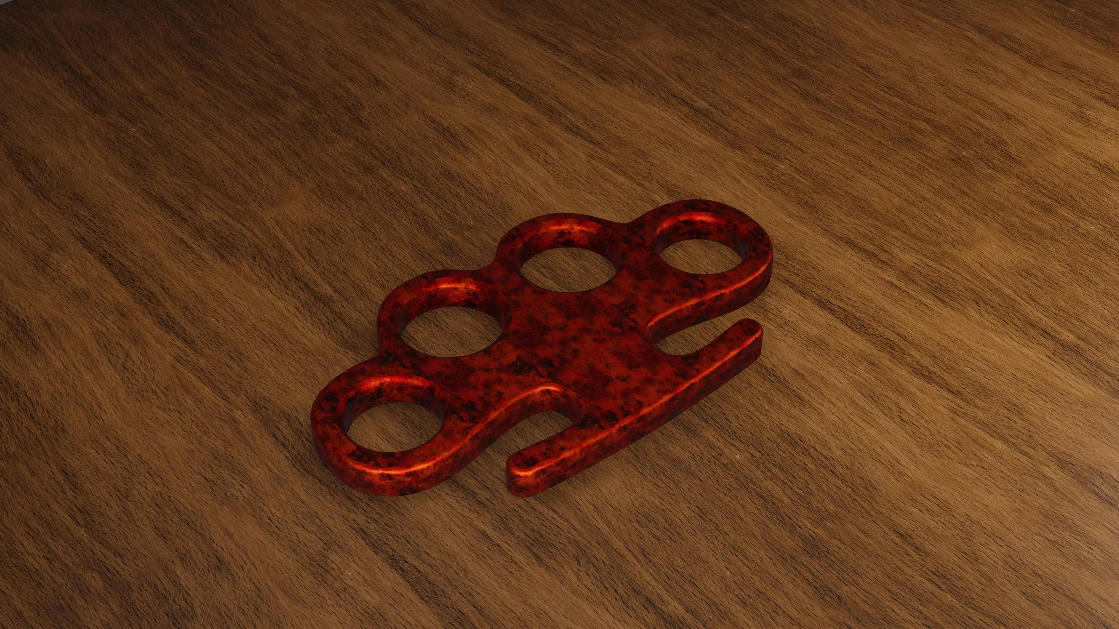 knuckleduster Low-poly 3D model_3