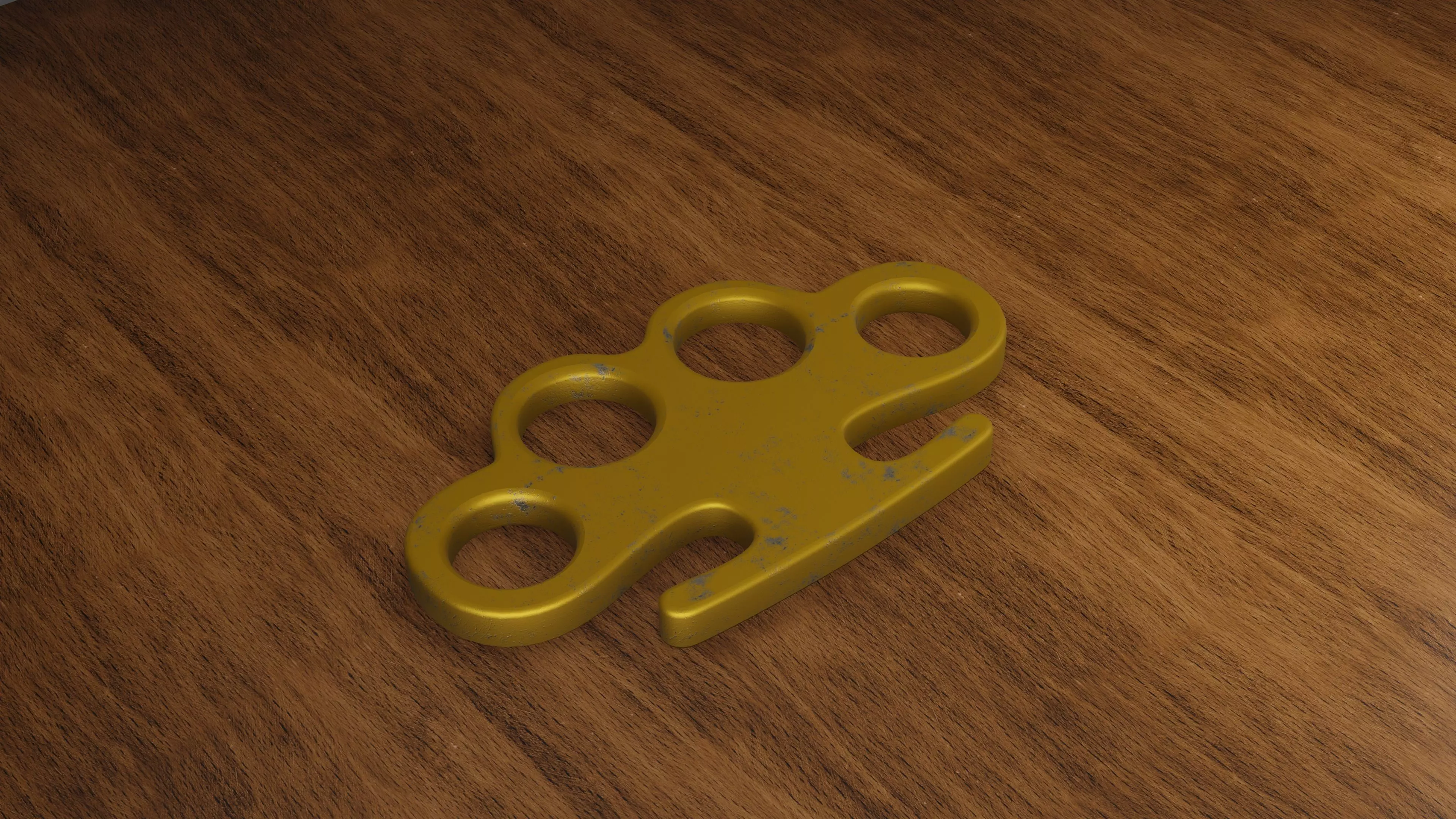 knuckleduster Low-poly 3D model_4