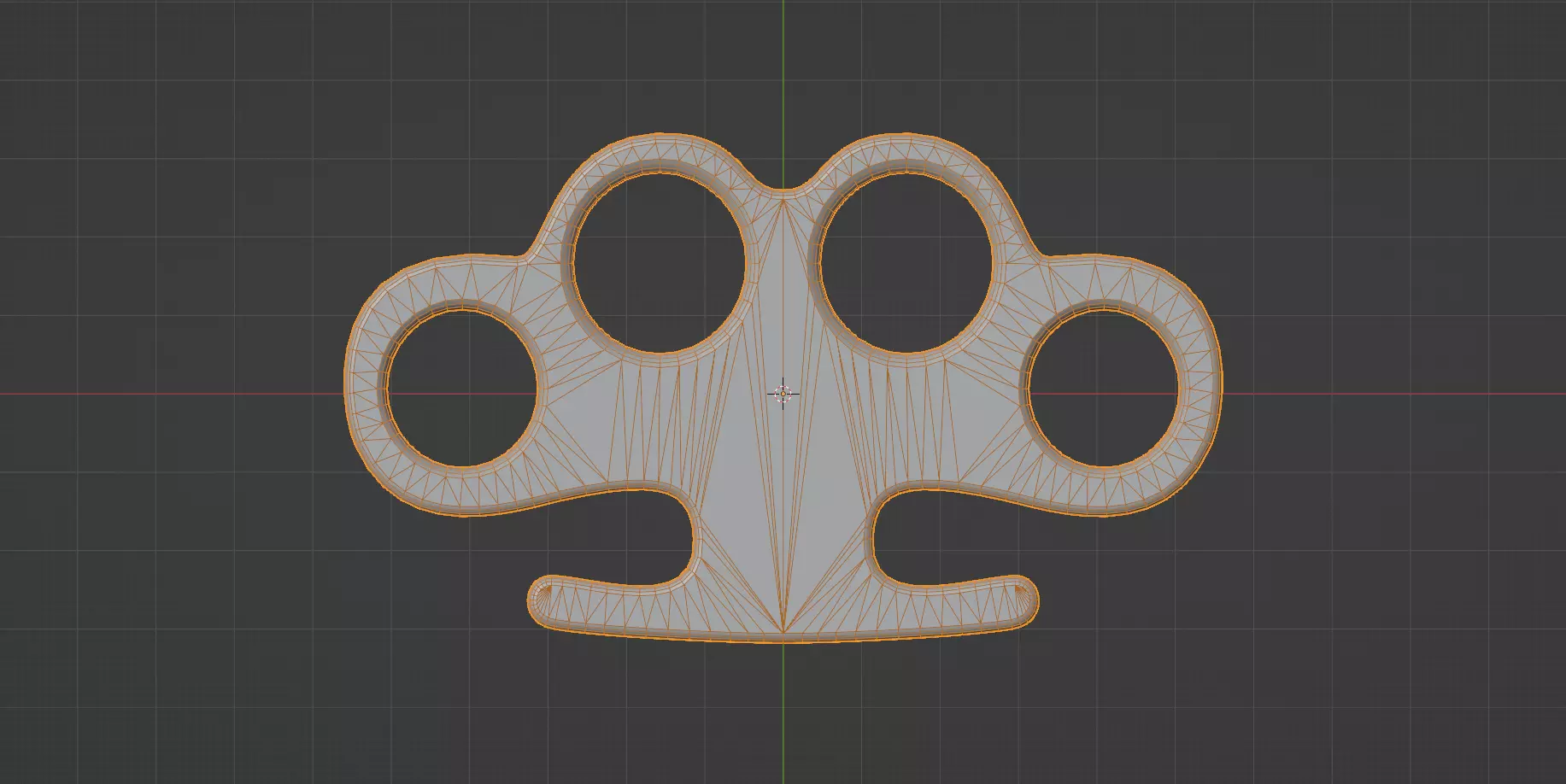 knuckleduster Low-poly 3D model_6