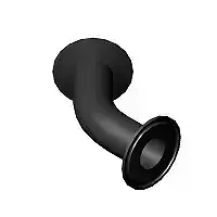 Sanitary Elbow 45 TC 1-2 in 3D model