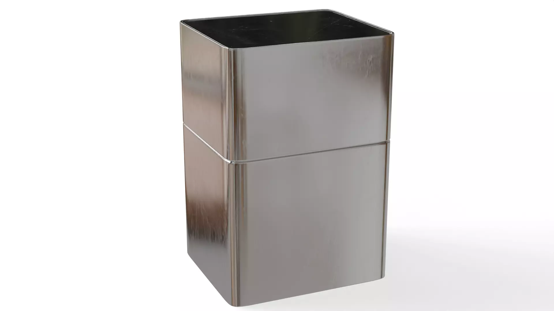 Square tin can 3D model_1