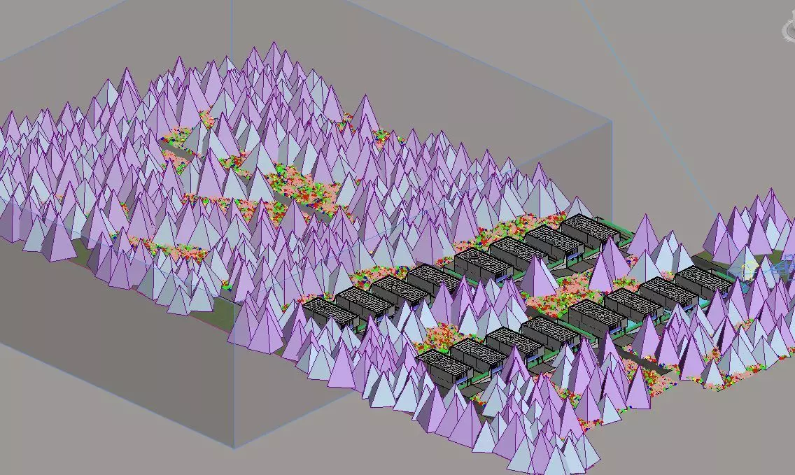 Villas Masterplan 3D model_7