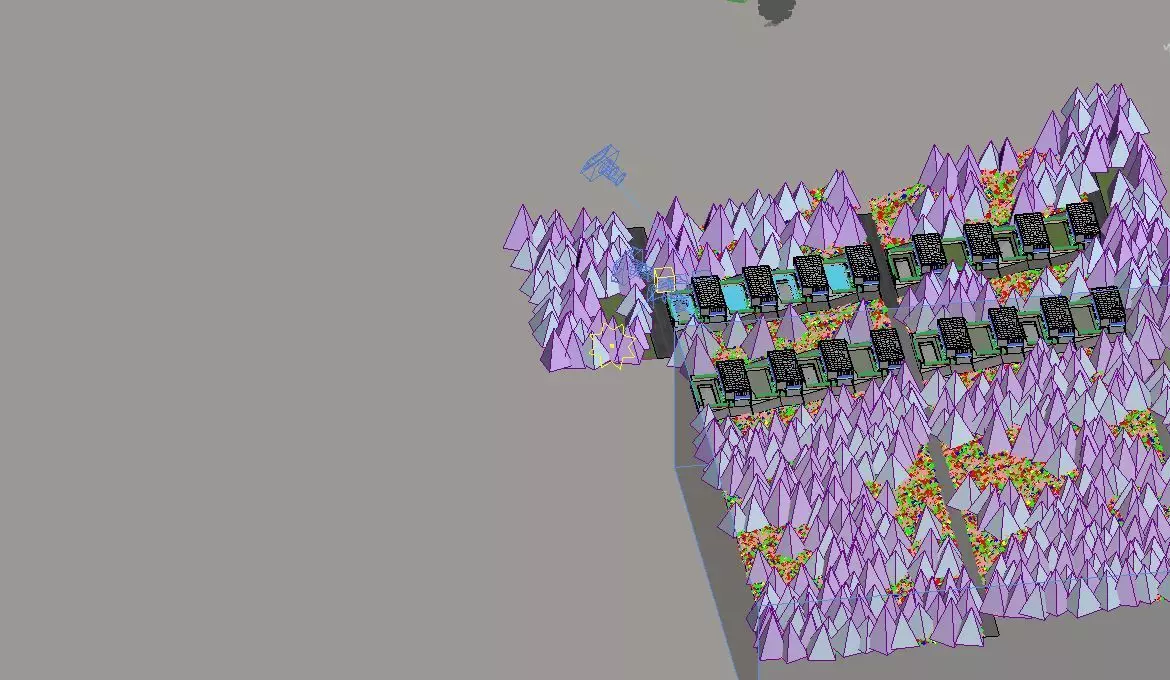 Villas Masterplan 3D model_9