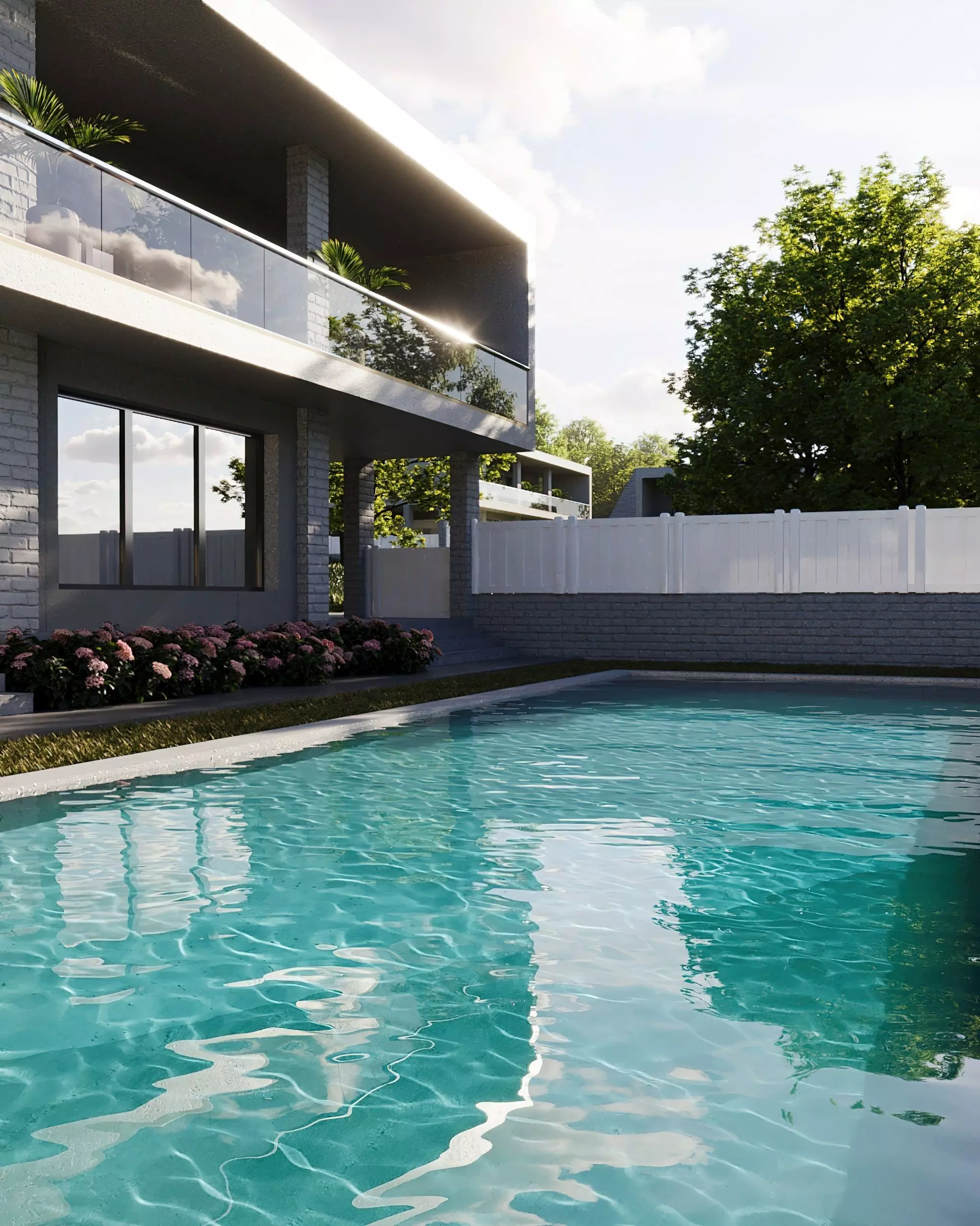 Villas Masterplan 3D model_2
