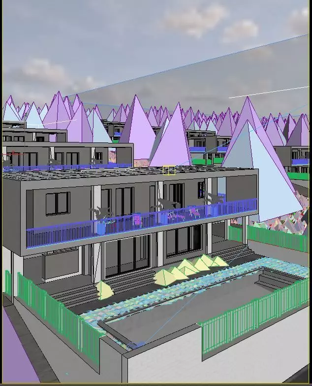 Villas Masterplan 3D model_15