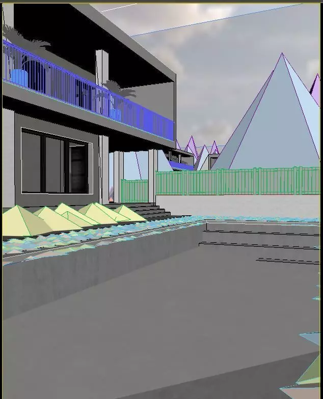 Villas Masterplan 3D model_11