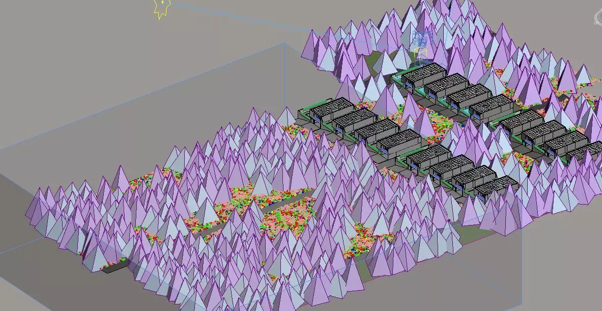 Villas Masterplan 3D model_8