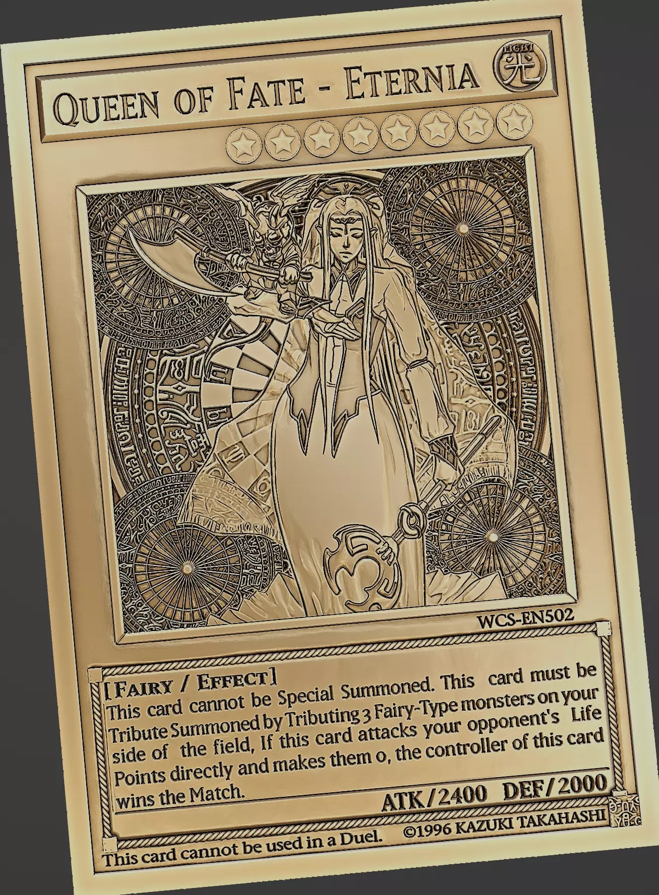 Queen of Fate - Eternia - yu-gi-oh Free 3D print model
