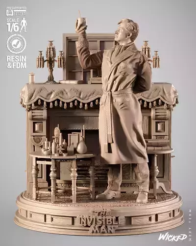 Wicked Movies Invisible Man Sculpture