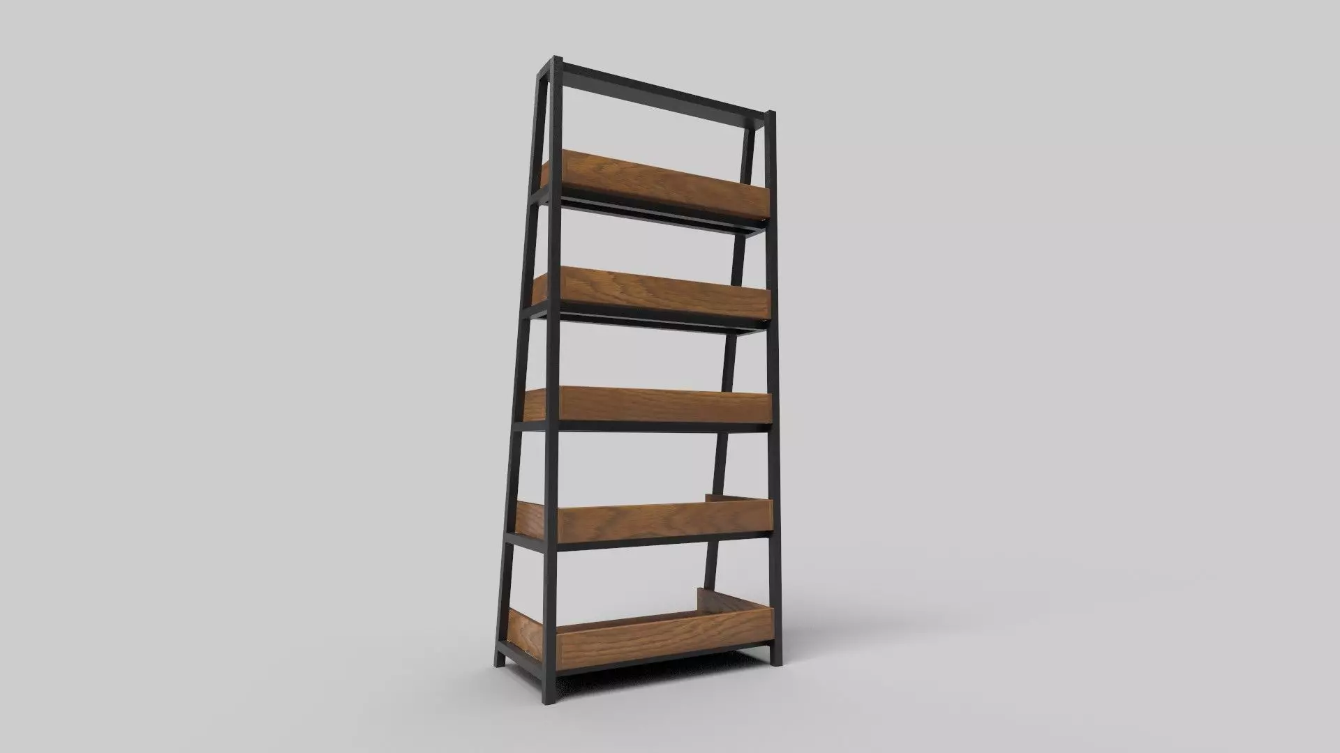 Bookcase CG43 3D model_2