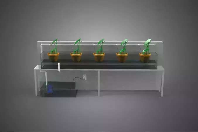 HYDROPONIC PLANT FARM DRIP SYSTEM NUTRIENT AUTO IRRIGATION TIMER 3D model
