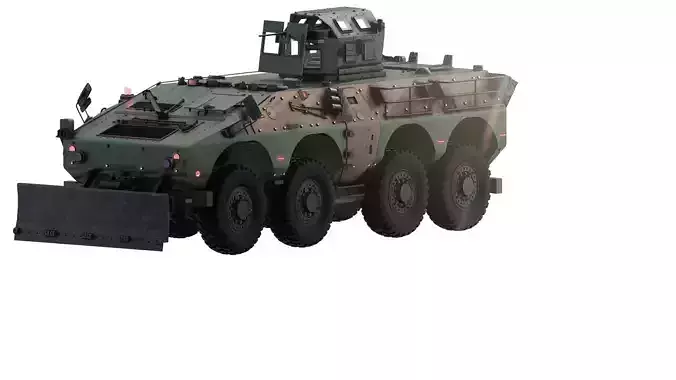 8x8 all terrain anti mine vehicle