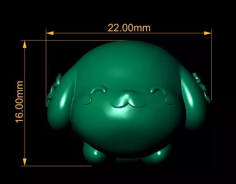 Chibi Dog 3d printabnle model 3D print model_4