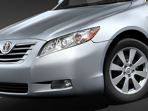 Toyota Camry Hybrid 2008 3D model_2
