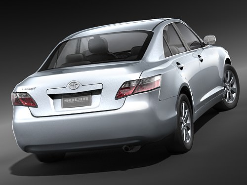 Toyota Camry Hybrid 2008 3D model_5