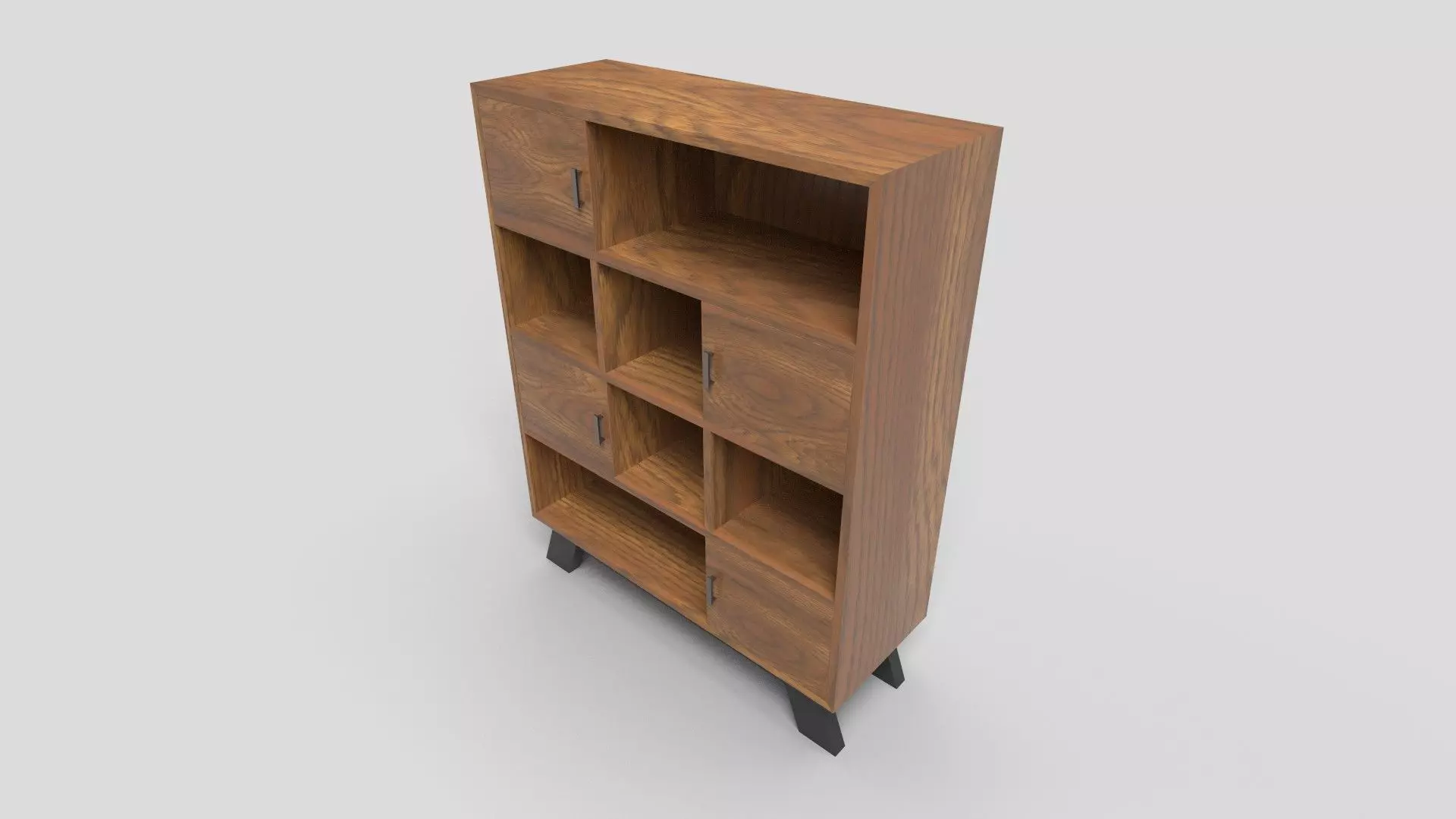 Bookcase CG45 3D model_1