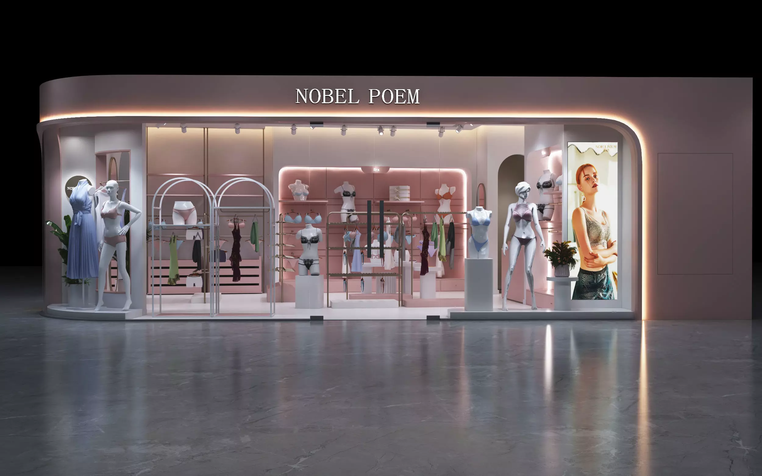 Lingerie Store 3D model_1