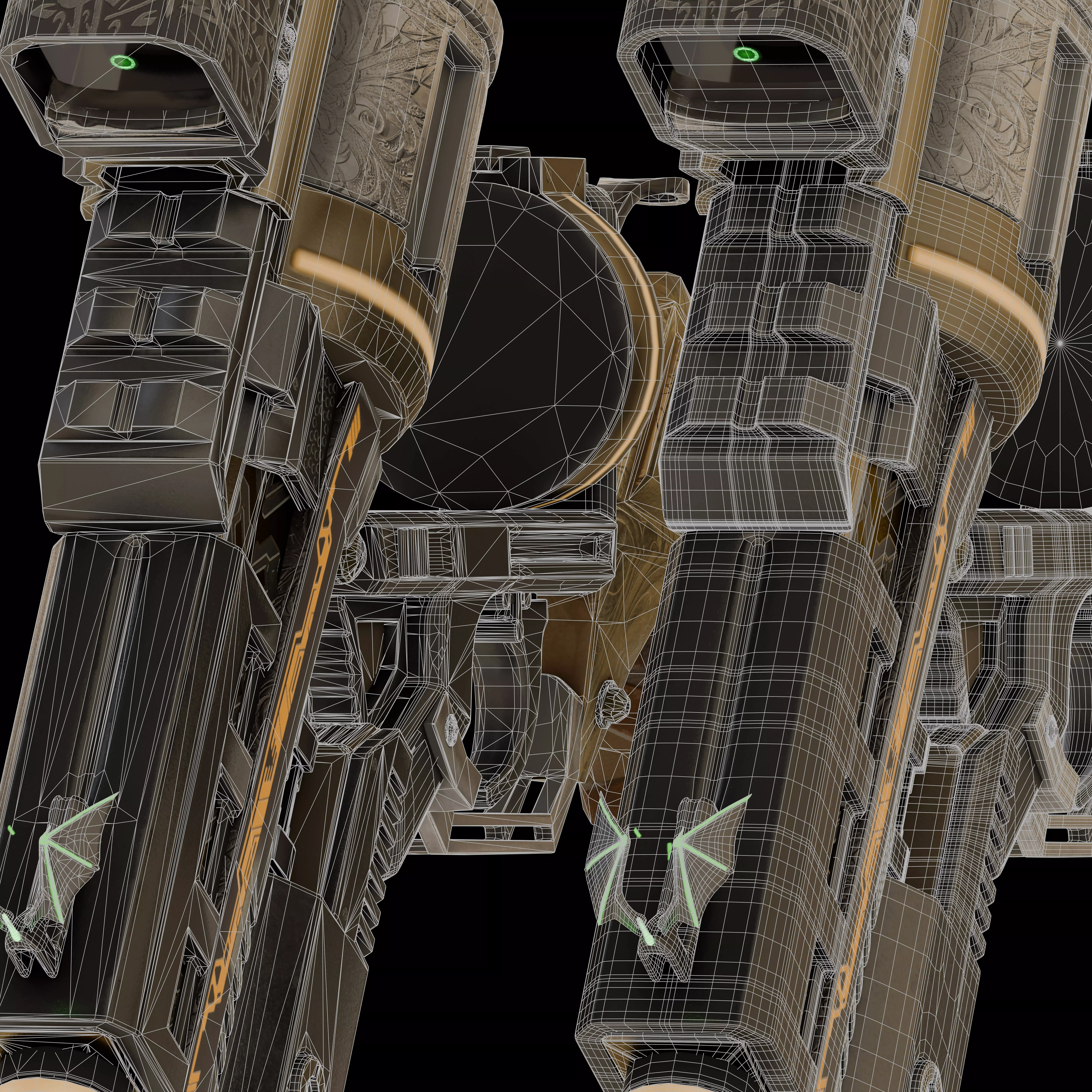 colt future Low-poly 3D model_11