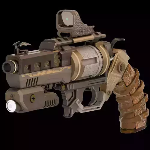 colt future Low-poly 3D model colt future Low-poly 3D model