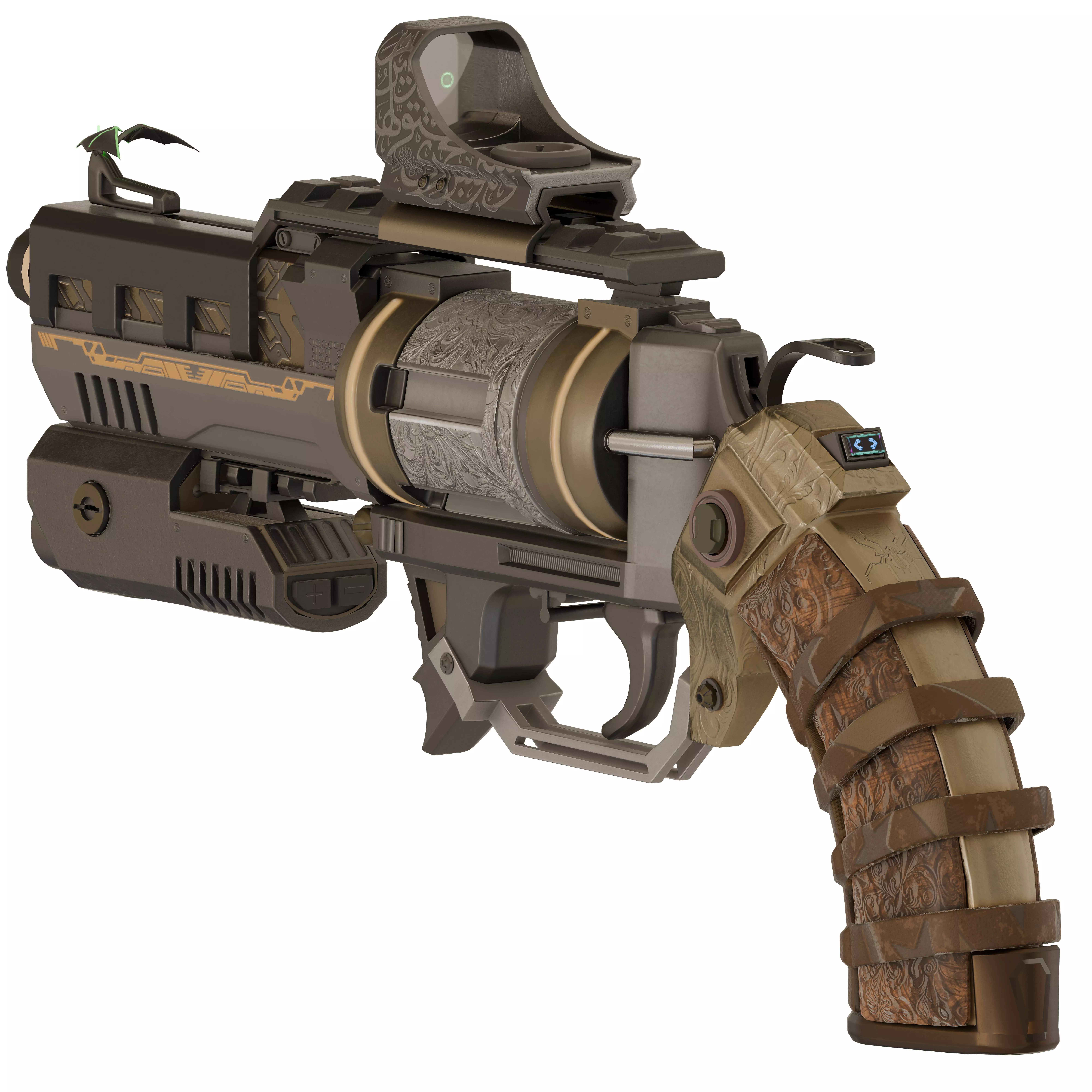 colt future Low-poly 3D model_5