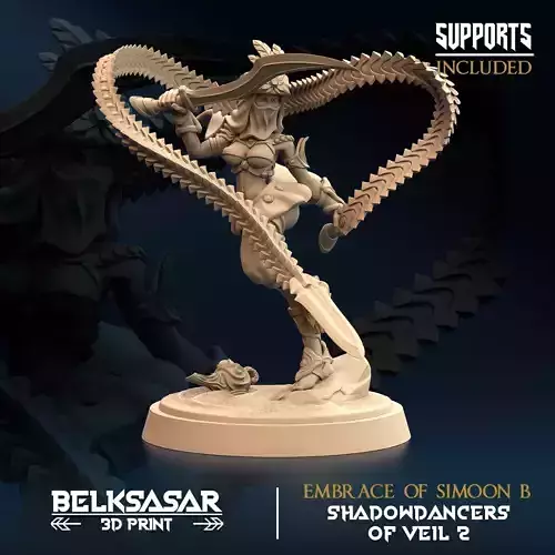 Embrace of Simoon B 3D print model