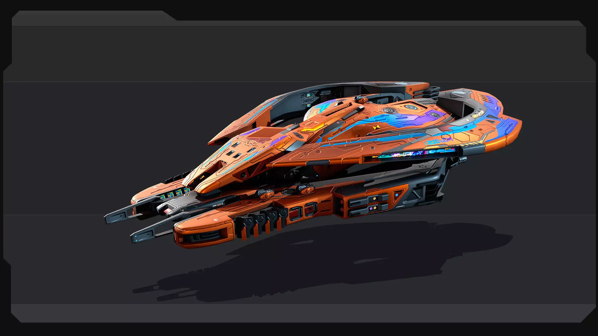DRAKX Fleet Low-poly 3D model_11