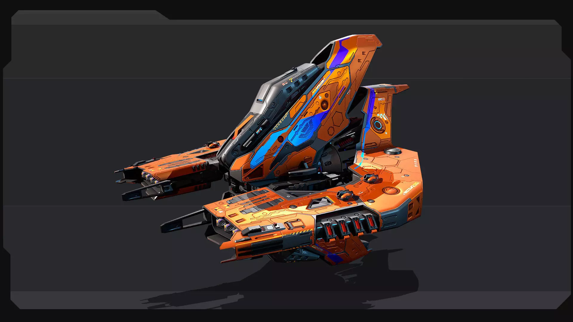 DRAKX Fleet Low-poly 3D model_6