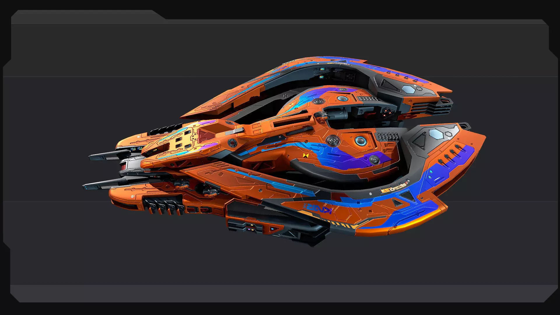 DRAKX Fleet Low-poly 3D model_12
