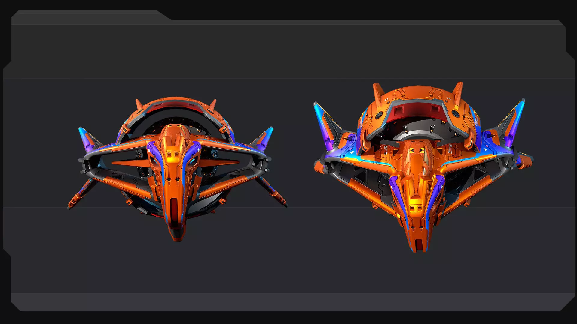 DRAKX Fleet Low-poly 3D model_27