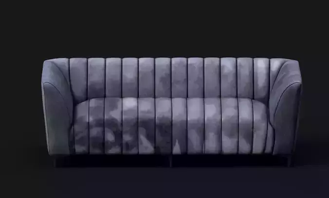 Modern Velvet Grey Sofa