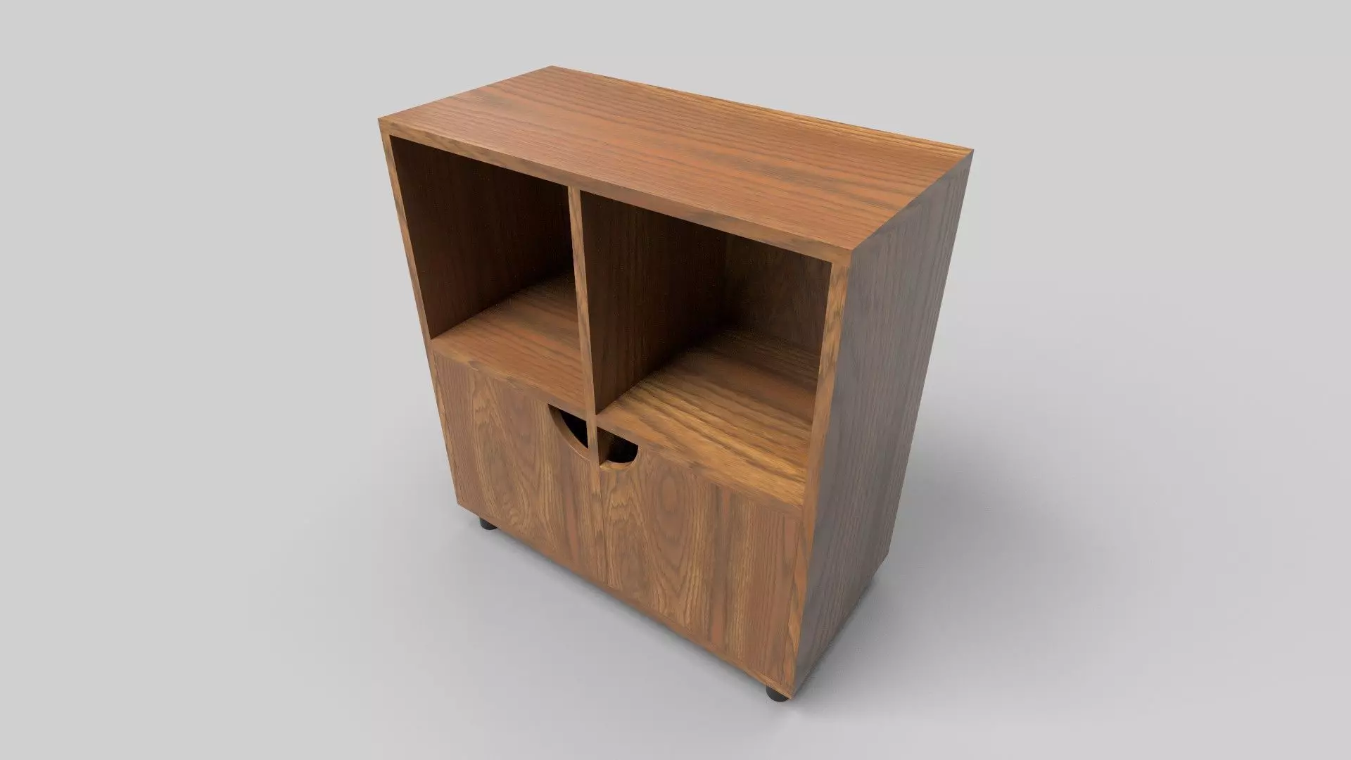 Bookcase CG48 3D model_1