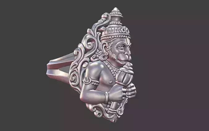 Lord Hanuman ring