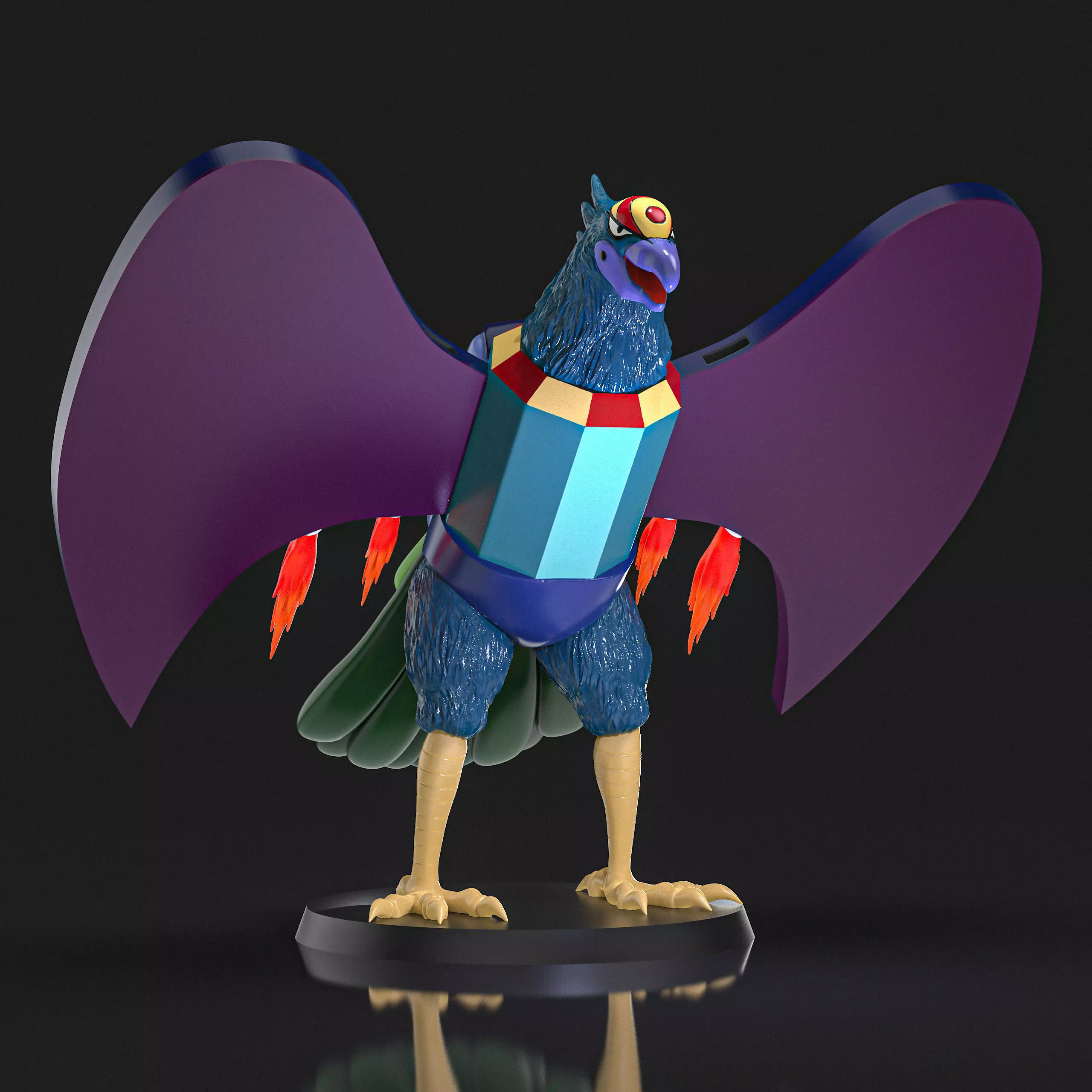 Hawk Y2 Mazinger Z 3D print model_2