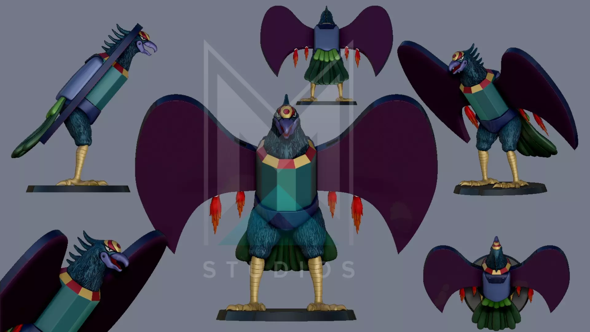 Hawk Y2 Mazinger Z 3D print model_1