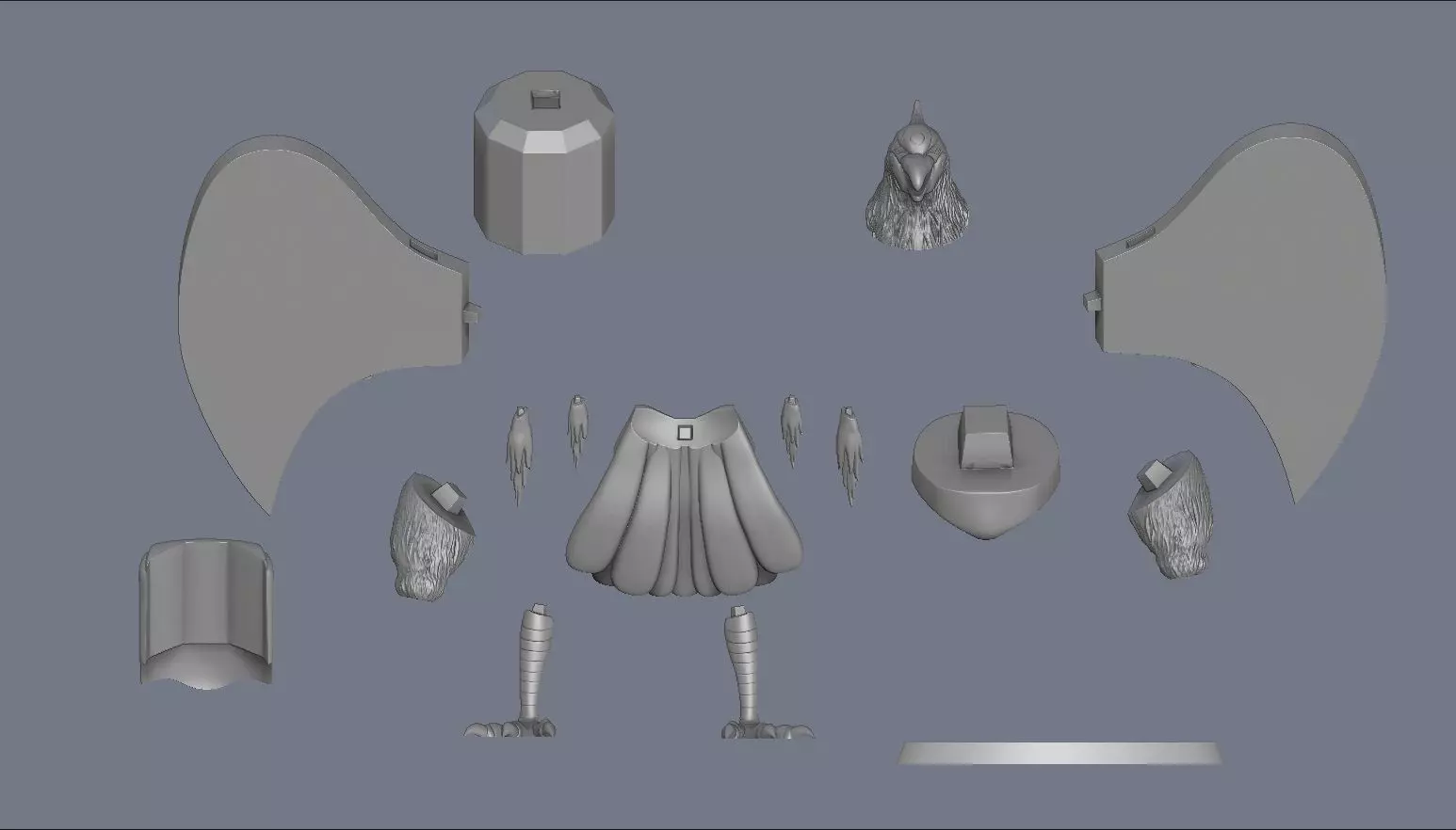 Hawk Y2 Mazinger Z 3D print model_9