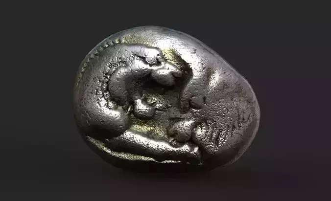 First silver coin king Croesus