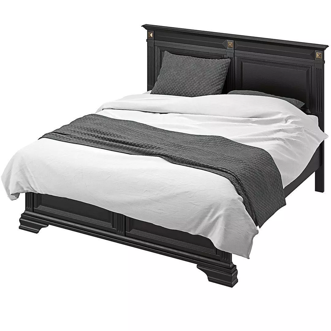 King Bed 3D model