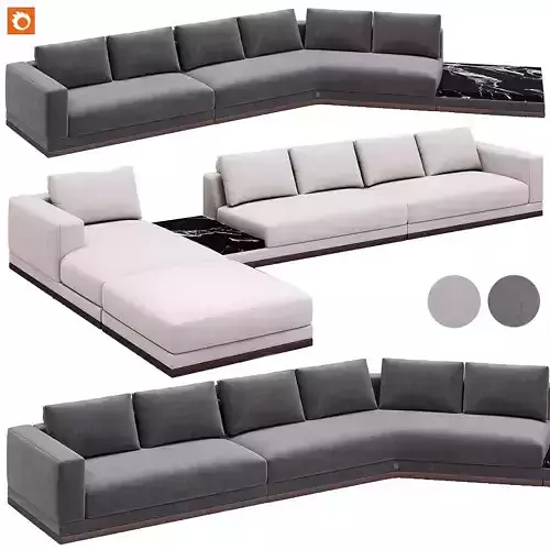 Saphir Modular  Combination modular Sofa By Capitalcollection01