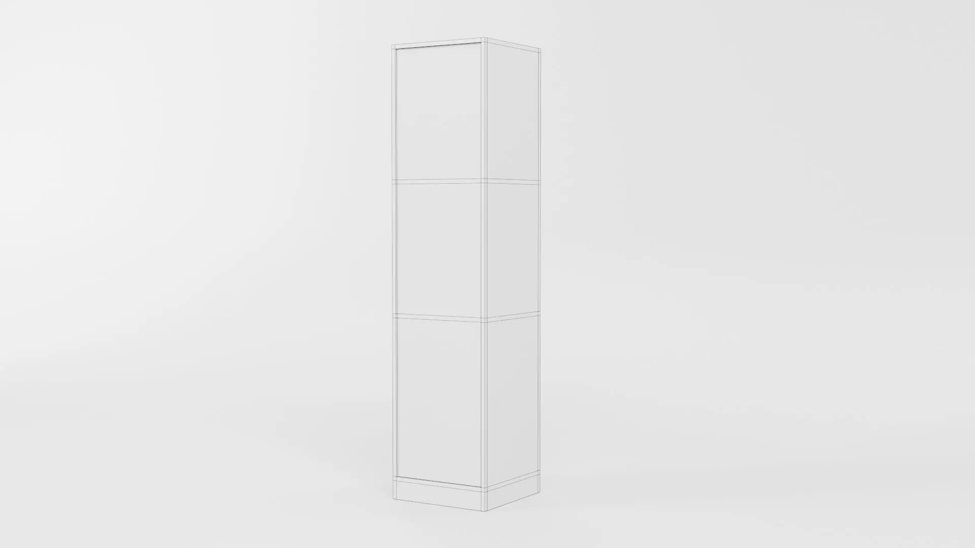 Bookcase CG51 3D model_6