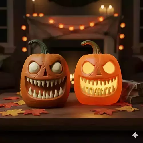 Monster Pumpkin for Halloween