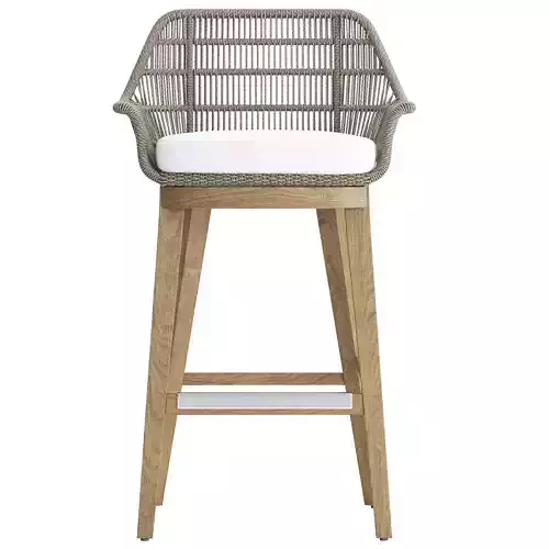 Palecek Loretta Outdoor Barstool 3D model 3