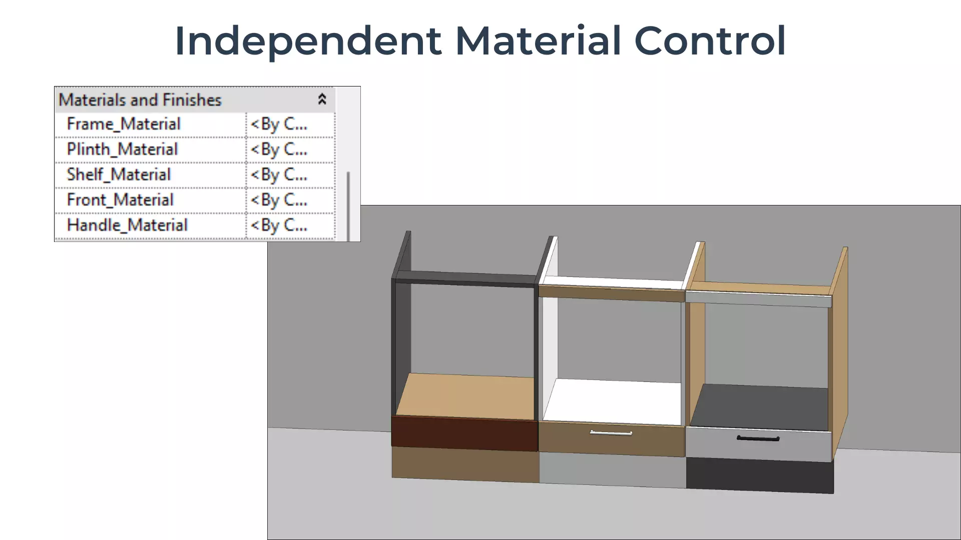 OVEN HOUSING BASE Cabinet Revit Family UK Parametric 3D model_4
